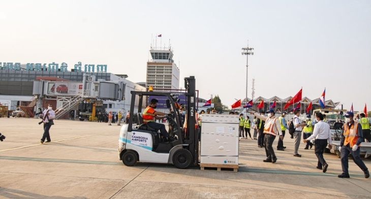 Phnom Penh Airport marks milestone in Cambodia’s fight against COVID-19