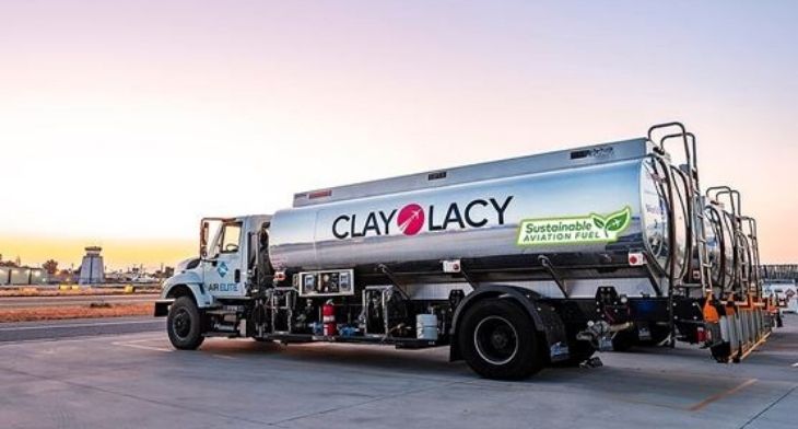 Clay Lacy’s Van Nuys and Orange County FBOs take delivery of SAF