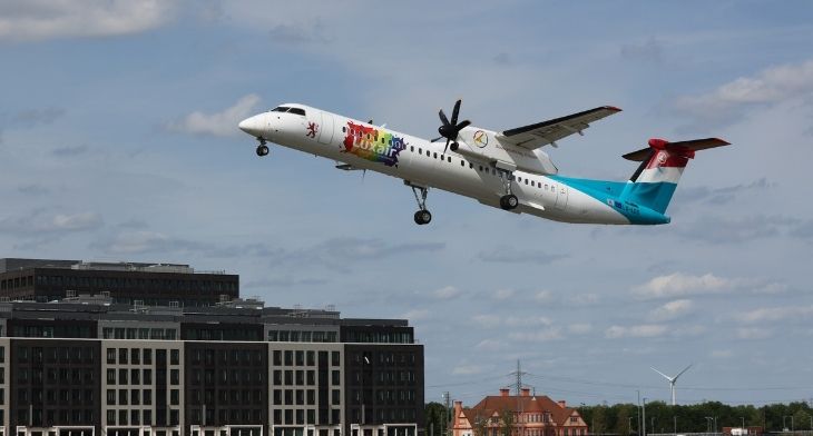 Luxair lands at London City Airport with pride