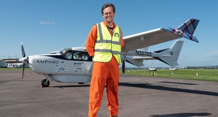 Exeter and Cornwall champion arrival of Ampaire’s hybrid electric aircraft
