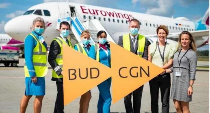 Cologne celebrates return of Eurowings connection with Budapest