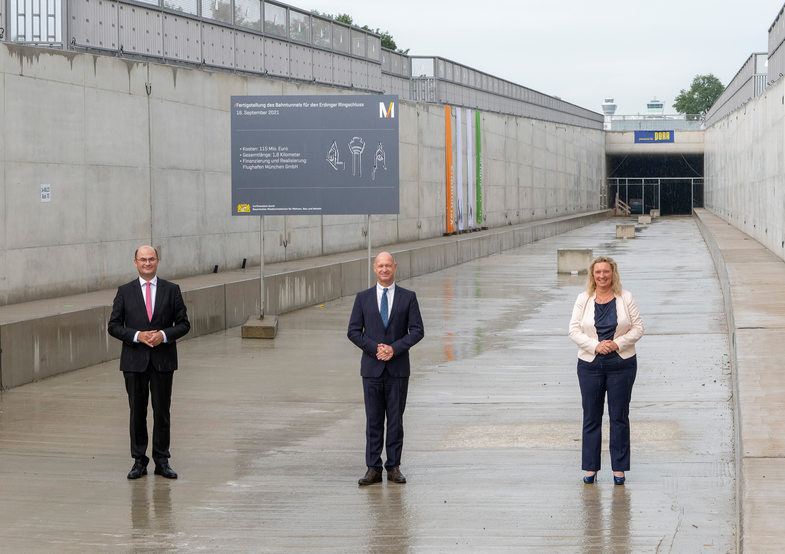 Munich Airport’s rail tunnel extension completed on schedule