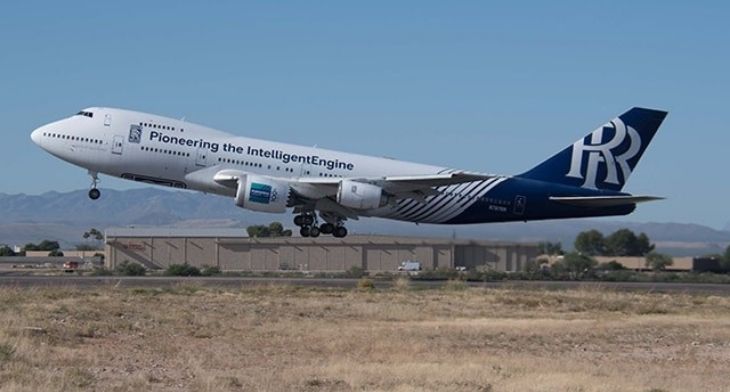 Rolls-Royce marks a milestone with 100% SAF fuelled flight from Tucson