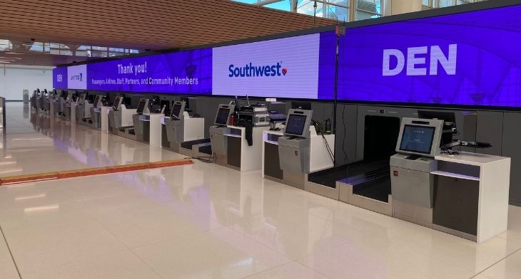 Denver Airport partners with Materna to reveal largest self-bag drop installation in the US