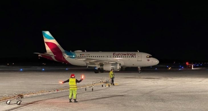 Eurowings launches service from Düsseldorf to Kiruna and Luleå in Sweden