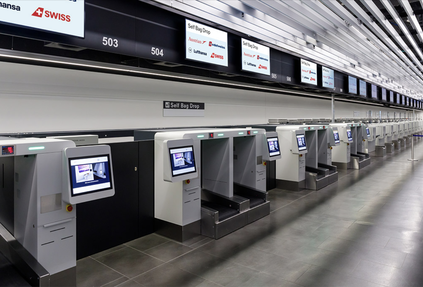 PTEParis: Zurich Airport collaborates with Materna IPS to deploy self drop installation