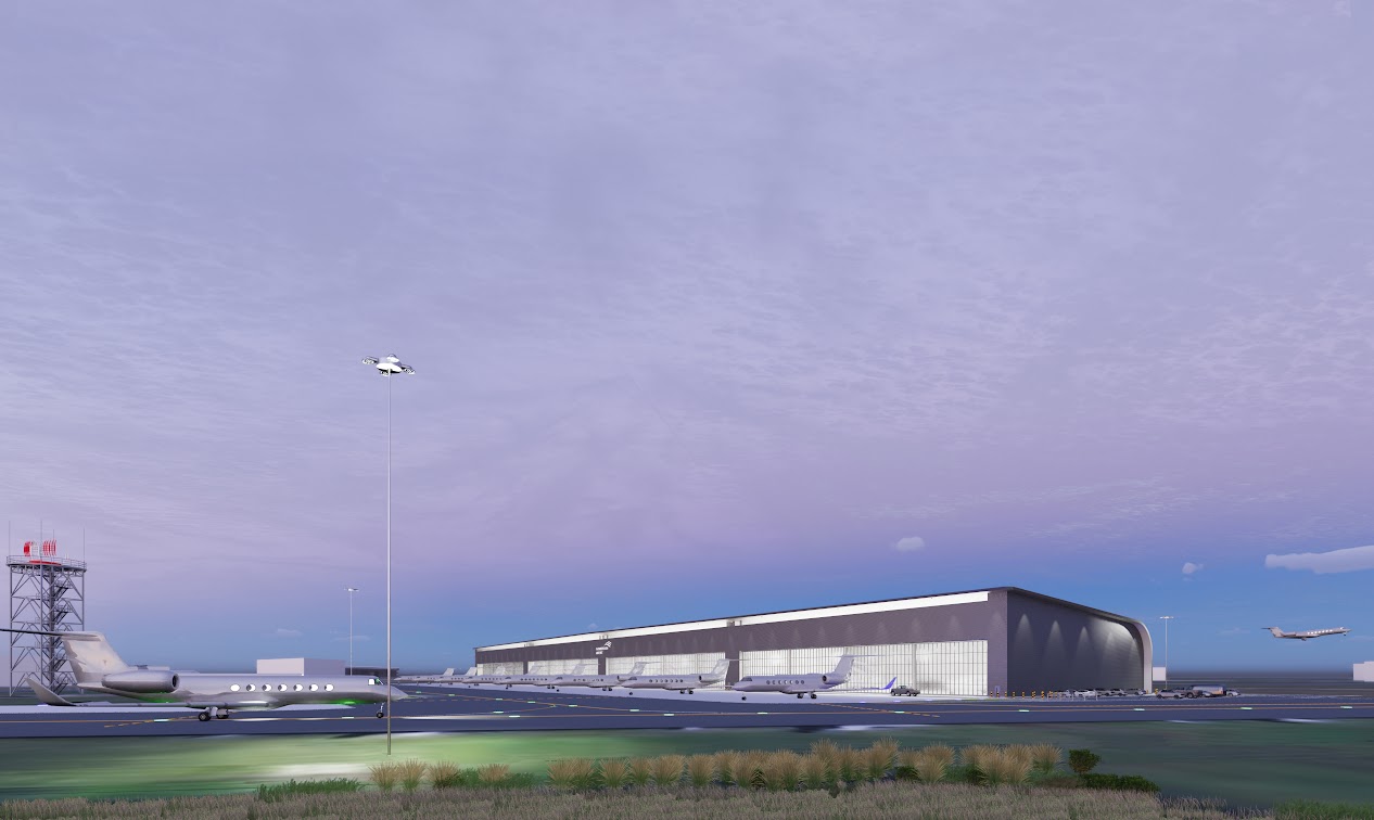 Farnborough appoints contracts for design and build of new £55m hangar