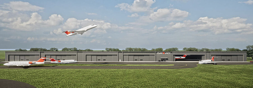 Work begins on Clay Lacy’s $20m development at Waterbury-Oxford Airport