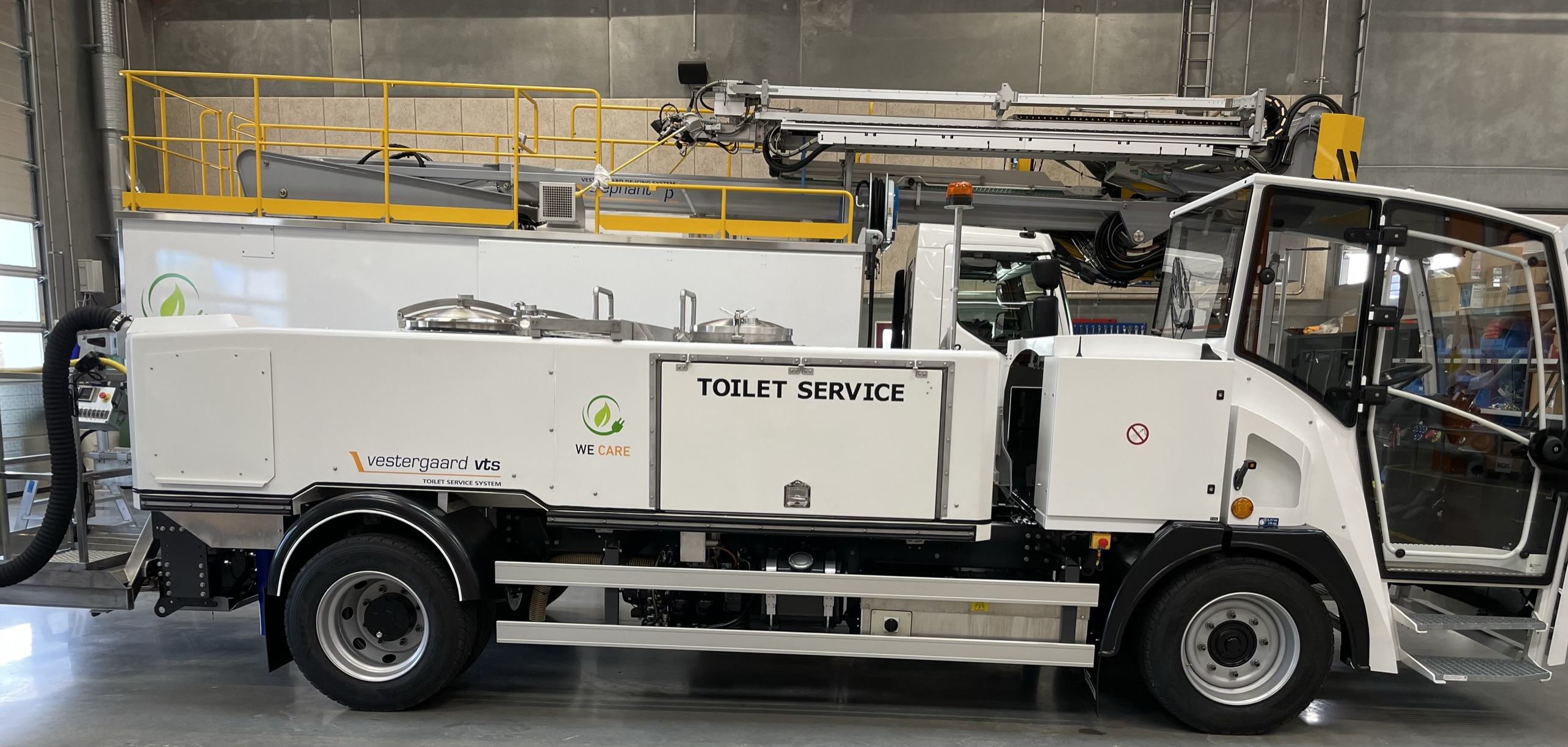 Vestergaard unveils electric de-icer and toilet service truck at GSE Expo