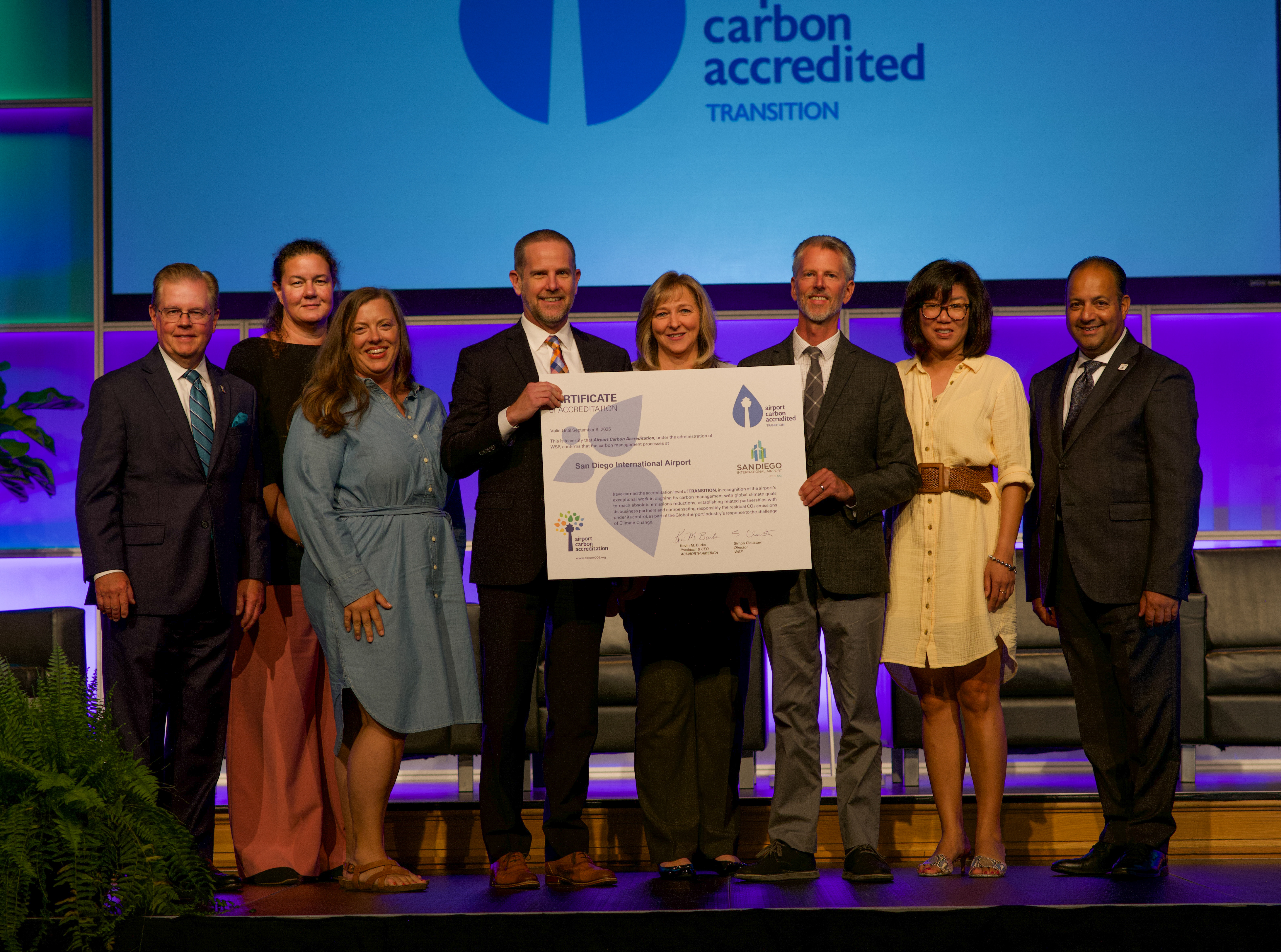 San Diego becomes third North American Airport to reach Level 4+ on Airport Carbon Accreditation programme