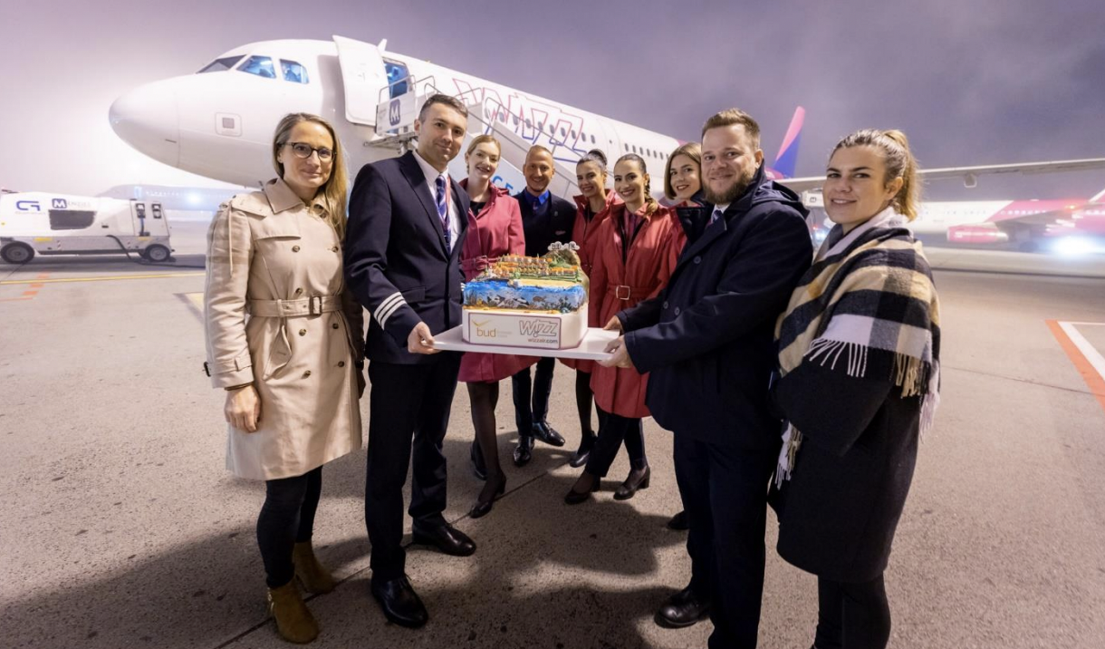 Budapest Airport welcomes inaugural Wizz Air link with Madeira