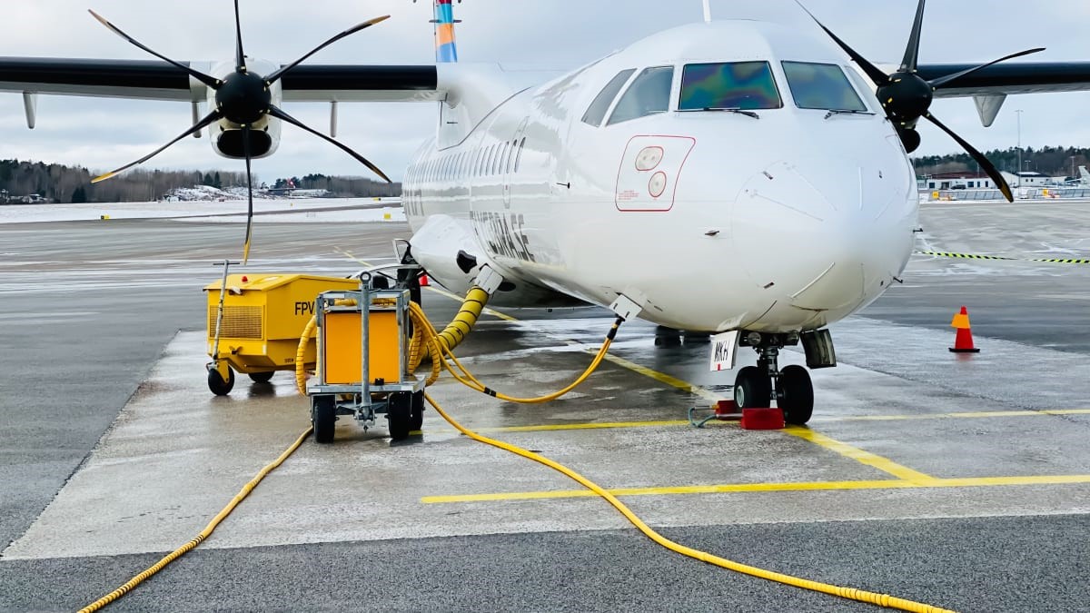 First commercial air route fuelled with 50% SAF lands at Goteborg