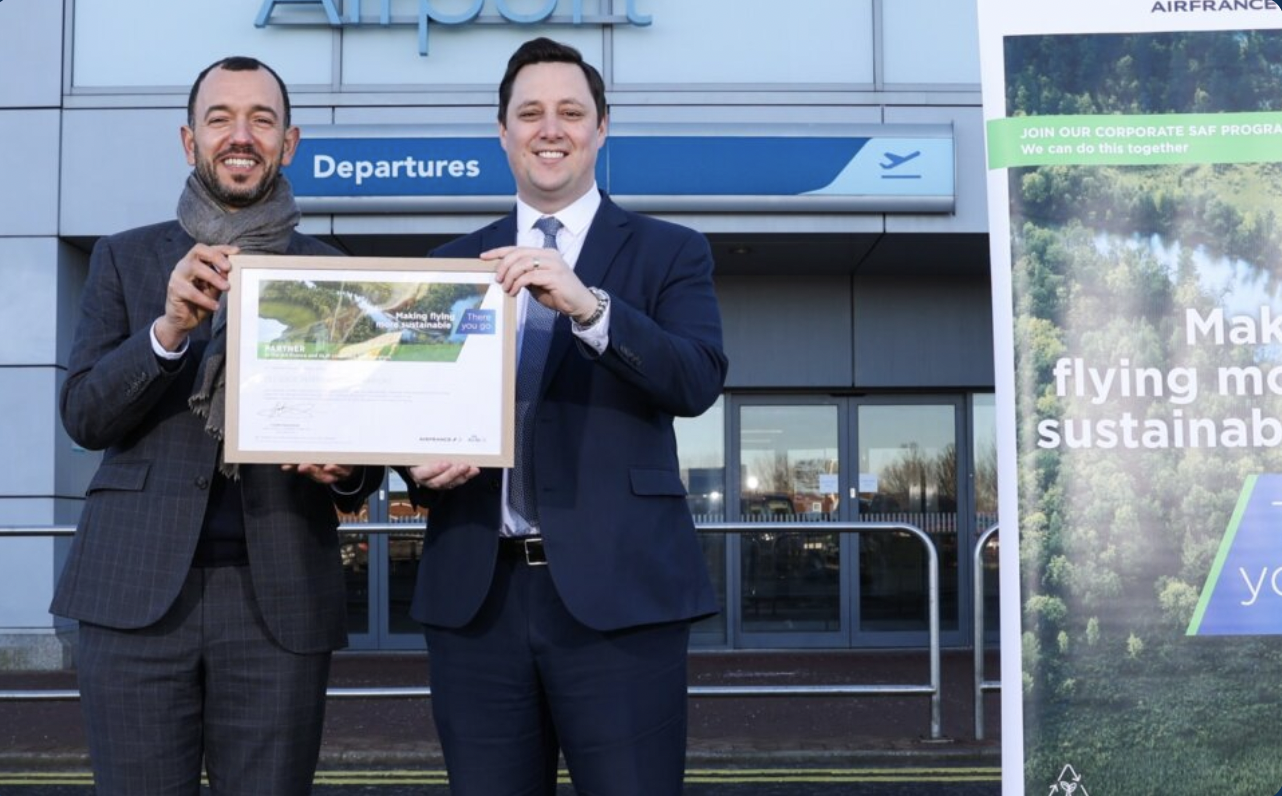 Teesside is first UK airport to sign green aviation fuel agreement