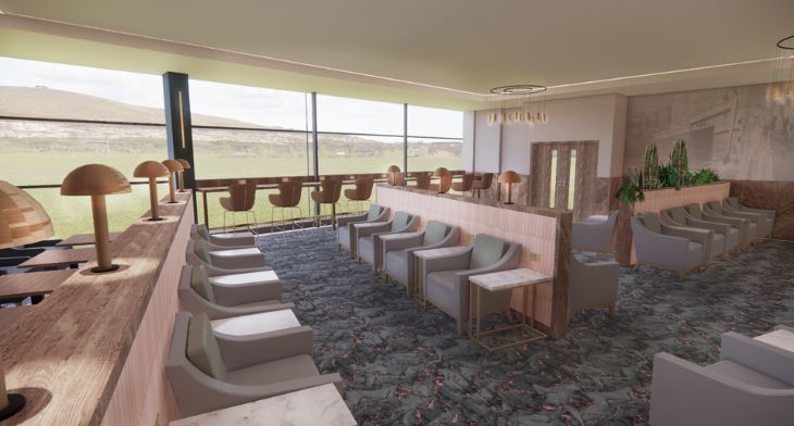 Belfast City reveals new look for airport lounge