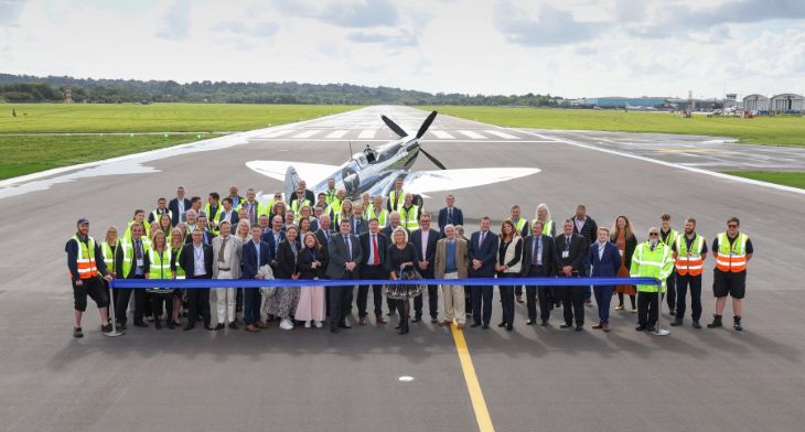 Southampton celebrates runway extension