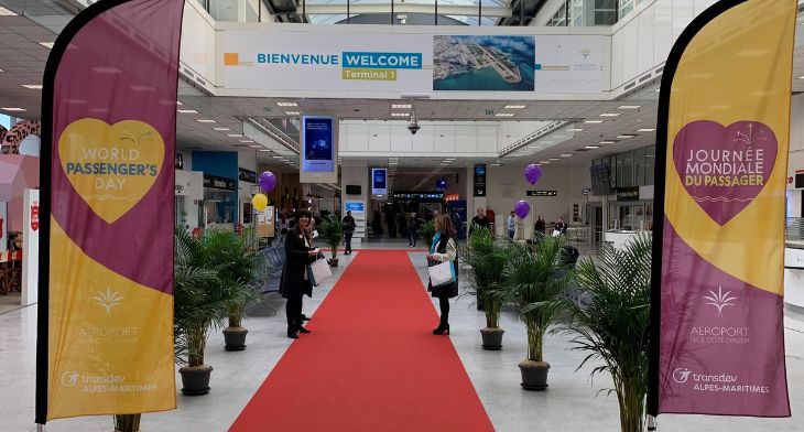 Nice rolls out the red carpet to mark World Air Passenger Day