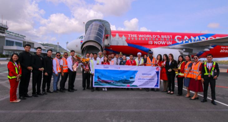 Sihanouk and Phnom Penh celebrate inaugural AirAsia Cambodia service
