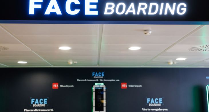 Milan Linate biometric boarding