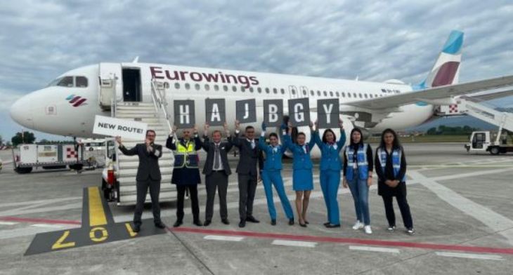 Eurowings, a subsidiary of the Lufthansa Group, inaugurated its new service between Hannover and Milan Bergamo Airport